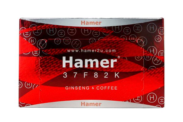 Kẹo Hamer Ginseng & Coffee Nhân Sâm công nghệ Mỹ - Tăng cường sinh lực (lẻ 15 viên)